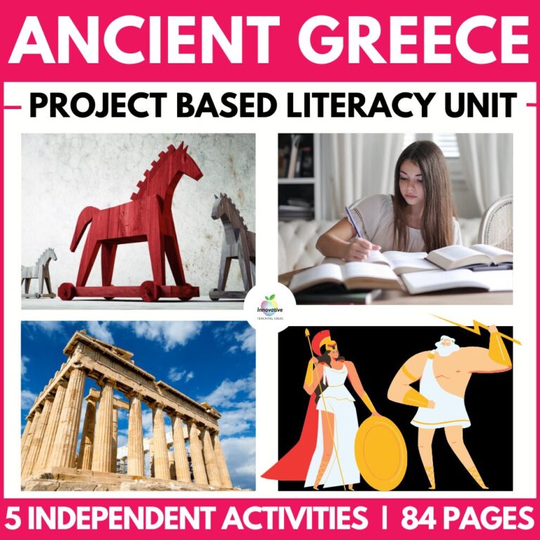 Ancient Greece Project Based Learning Unit | 5 Activities | Reading ...