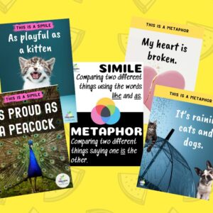 free simile and metaphor posters